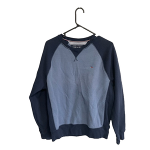 Men’s Tommy Hilfiger Blue Crewneck Sweater, Size Medium